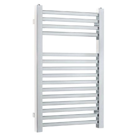 Vest Chrome Designer Heated Towel Rail 800x490mm