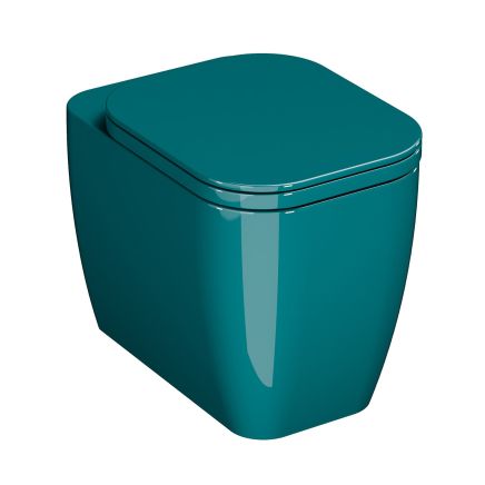 Micheli Menta Rimless Back to Wall Toilet with Soft Close Seat