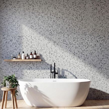 Atlantis Matt Naples Waterproof Tongue & Groove PVC Shower Wall Panel 1000mm