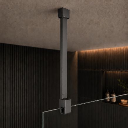 Oxford Gunmetal Shower Screen Ceiling Support Arm 800mm