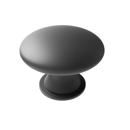 Hayward Matt Black Pack of 8 Knob Handles