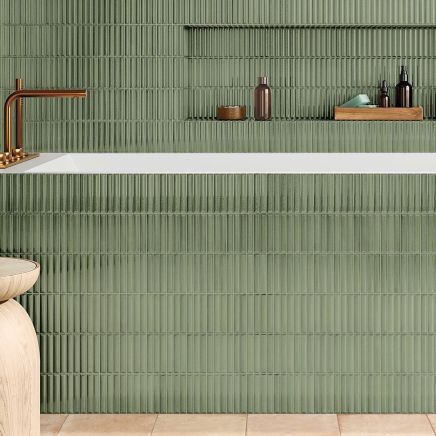 Komodo Green Kit Kat Tile 200x200mm