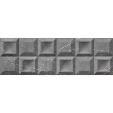 Clearance Tiles Thasos Grafite Decor Gloss Ceramic Tile 300x900mm