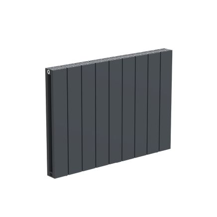 Tesoro Anthracite Textured Double Reversible Aluminium Radiator 600x855mm