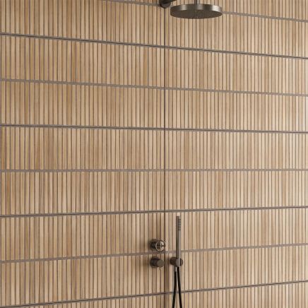 Medusa Decor Ambar Terracotta Kit Kat Tile 1200x400mm