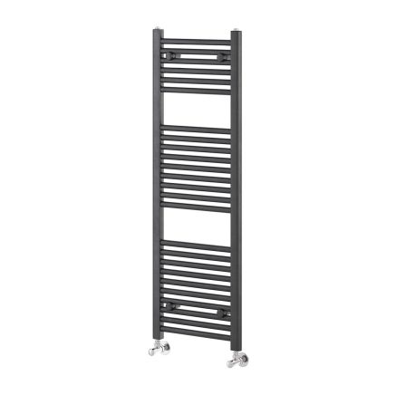 Neptune Gunmetal Heated Towel Rail - 1200x400mm