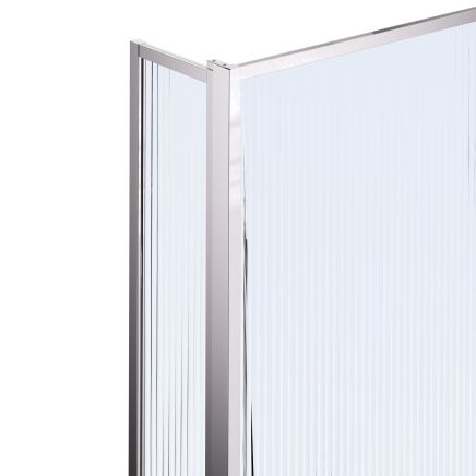 Amien Chrome Shower Screen Corner Post