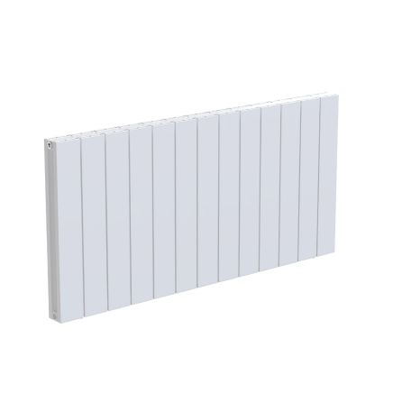Tesoro White Textured Double Reversible Aluminium Radiator 600x1235mm