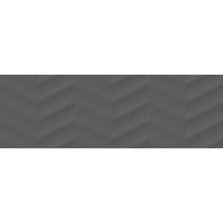 Clearance Tiles Lakehouse Grey Chevron Matt Ceramic Tile 1000x333mm