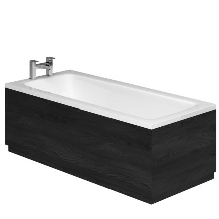 Esk Textured Black Front Bath Panel 1800mm