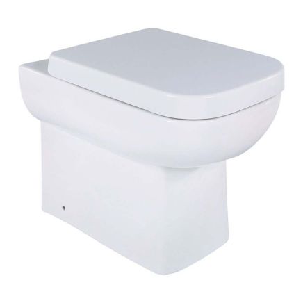 Alfrick CycloFlush Back to Wall Toilet with Soft Close Seat