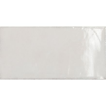 Inca Blanco White Glossy Porcelain Brick Tile - 150x316mm