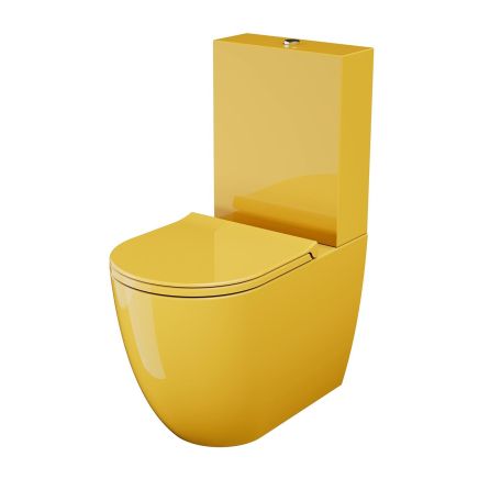Verity Narciso Gloss Rimless Close Coupled Toilet