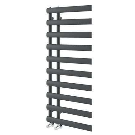 Dunwell Grey Designer Heated Towel Rail - 1140x500mm