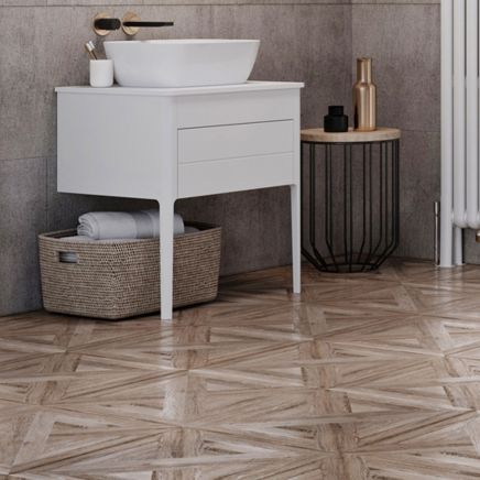 Parker Nature Wood Effect Matt Porcelain Tile 590x590mm