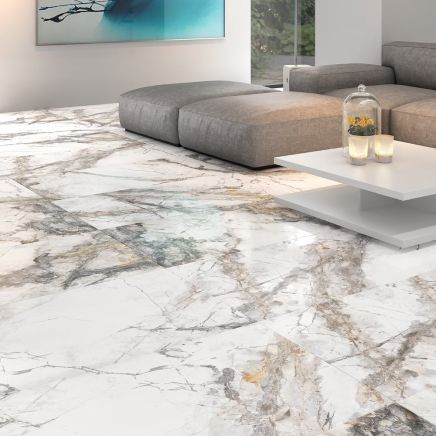 Fabulosa™ Marble Gloss Porcelain Tile - 600x1200mm