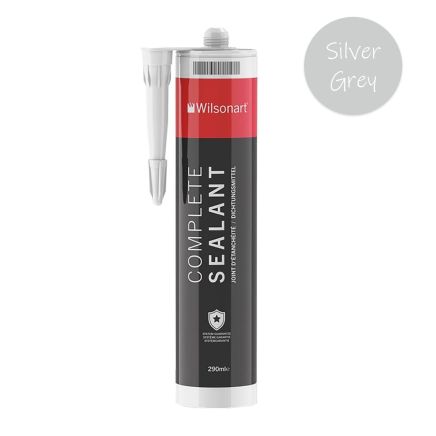 Vero Shower Wall Panel Silver Grey Colour Match Silicone Sealant