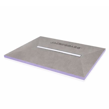 Jackoboard Aqua Line Easy 4-Sided Fall Centre Drain Wetroom Tray 1200x900mm