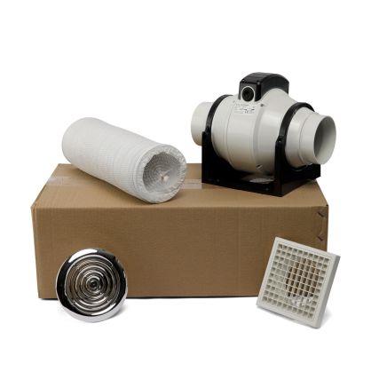 Pentonville Chrome Premium Extractor Fan Kit