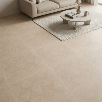 Versaille Maple Star Design Parquet Wood Effect Porcelain Tile 1000x1000mm