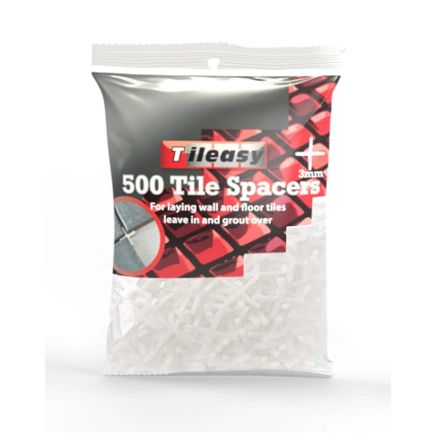 Tileasy 3mm Tile Spacers (Bag of 500)