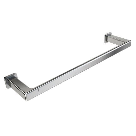 Vento Polished Chrome Single Towel Rail 600mm