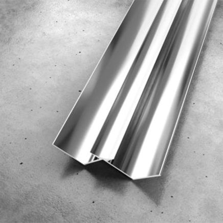 Nuova Chrome Shower Wall Panel Internal Corner 11.5mm