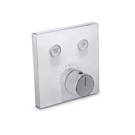 Baylin Glass Front Dual Outlet Concealed Shower Valve