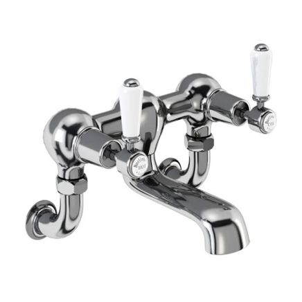 Burlington Kensington Chrome Wall Mounted Bath Filler Tap