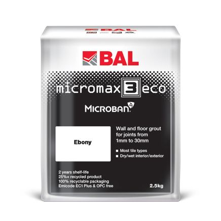 BAL Micromax3 ECO Ebony Grout 2.5kg