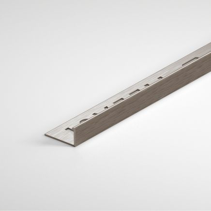 10mm Angle Tile Trim Brushed Gun Metal
