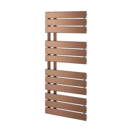 Tarvos Brushed Bronze Heated Towel Rail - 1080x550mm