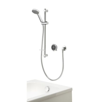 Aqualisa Quartz Touch Concealed Smart Shower with Adjustable Head and Bath Filler - Hp/Combi