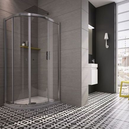 Rivar Twin Sliding Door Quadrant Enclosure