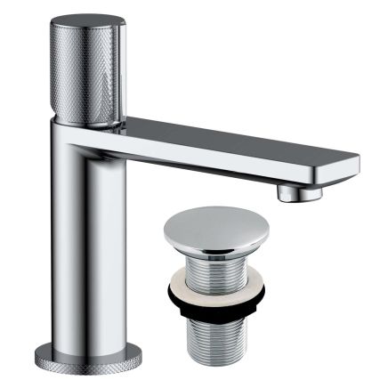 Coach Chrome Basin Mixer Tap & Waste