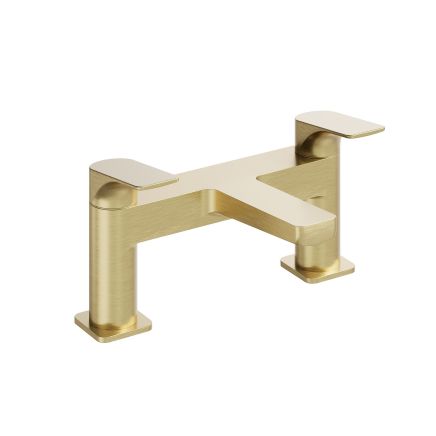 Riven Brushed Gold Bath Filler