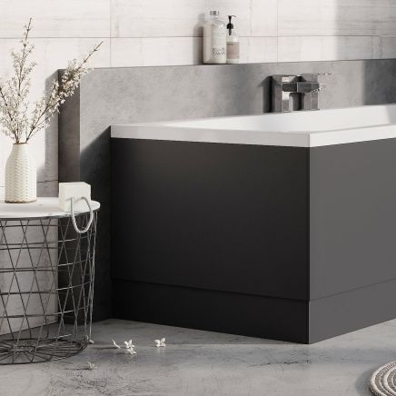 Stonehouse Slate Grey End Bath Panel 800mm