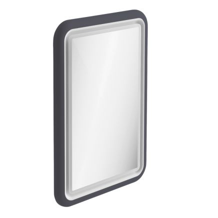 Stonehouse Slate Grey Framed Illuminated LED Mirror 550x800mm