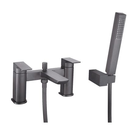 Zena Gunmetal Bath Shower Mixer Tap