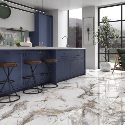 Fabulosa™ Marble Gloss Porcelain Tile - 600x600mm