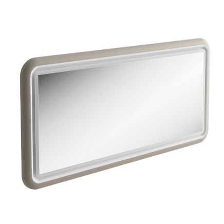 Stonehouse French Grey Framed Illuminated LED Mirror 1180x650mm