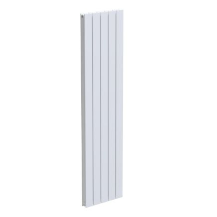 Livio White Vertical Double Panel Aluminium Radiator 1800x450mm