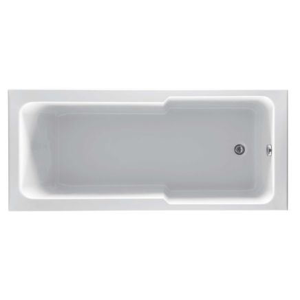 Jorden Compact Acrylic Shower Bath 1800x800mm