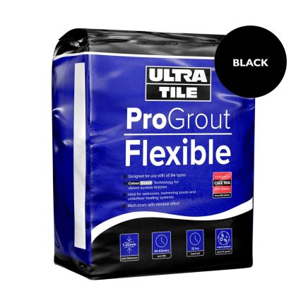 ProGrout Flexible Black Grout 3kg