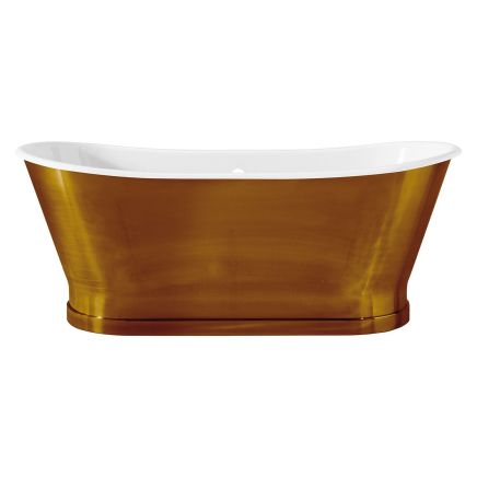 Edgar Copper Freestanding Cast Iron Bath 1700x700mm