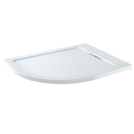 Low Profile Quadrant Hidden Waste Shower Tray Left Hand 1200x900mm