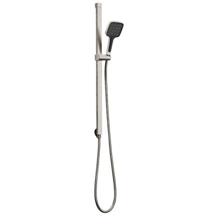 Flint Brushed Nickel Square Shower Slide Rail Kit