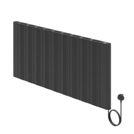 Peru Grey Electric Panel Heater 500x1169mm 2000 Watts