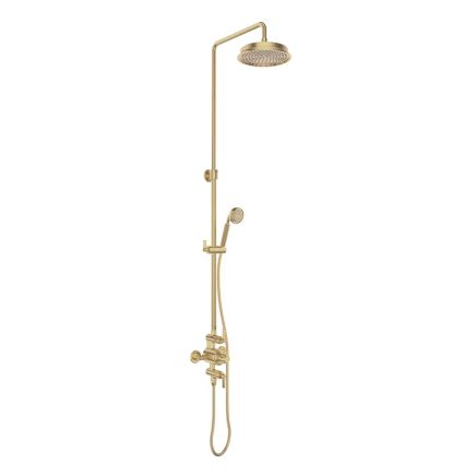 Brushed Gold Exposed Valve Shower Pack