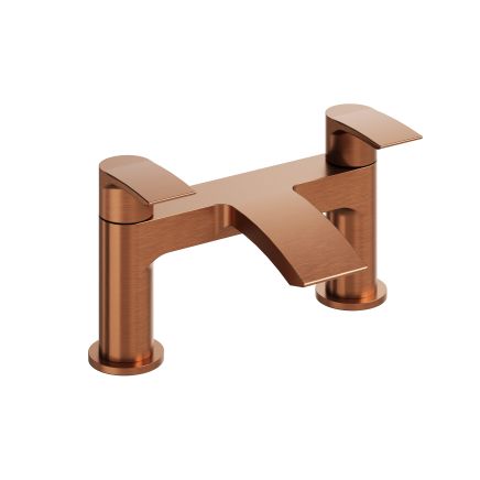 Tear Brushed Bronze Bath Filler Tap 
